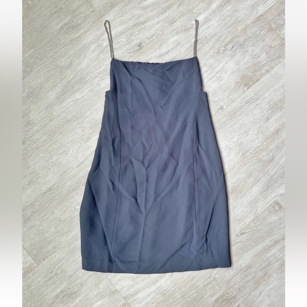 Narcisco Rodriguez Metal Chain Strap Mini Dress!!MSRP: $1,700! Sz US 6!
